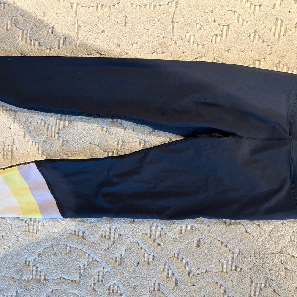 Blue, Purple and Yellow Leggings